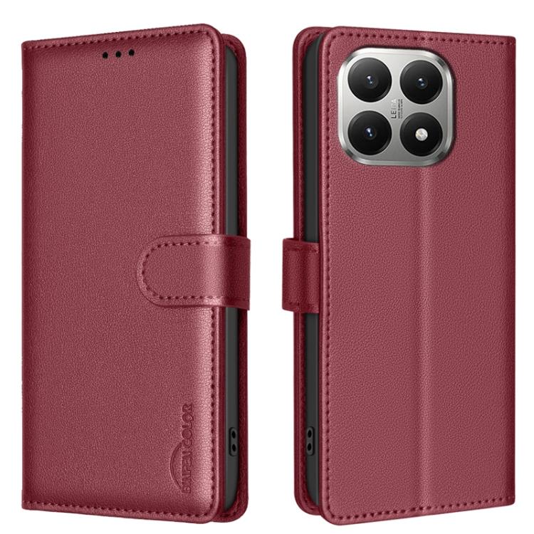 Litchi Texture RFID Anti-theft Leather Phone Case, For Xiaomi Poco M7 4G 169mm, For Xiaomi 15T Pro 5G, For Xiaomi 15T 5G, For Xiaomi Poco F7 5G Global