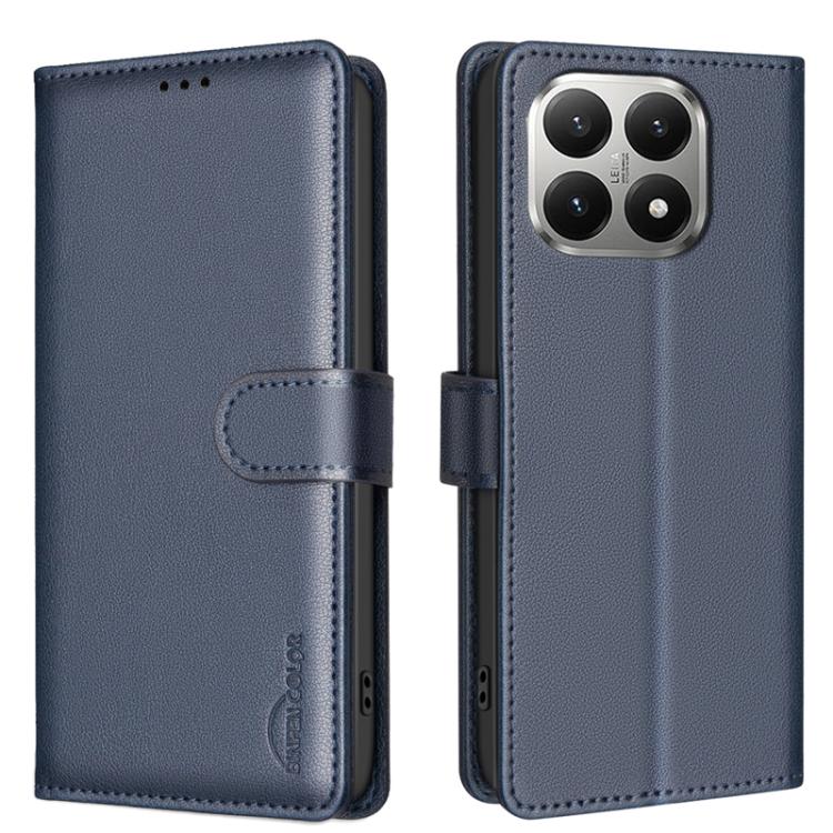 Litchi Texture RFID Anti-theft Leather Phone Case, For Xiaomi Poco M7 4G 169mm, For Xiaomi 15T Pro 5G, For Xiaomi 15T 5G, For Xiaomi Poco F7 5G Global