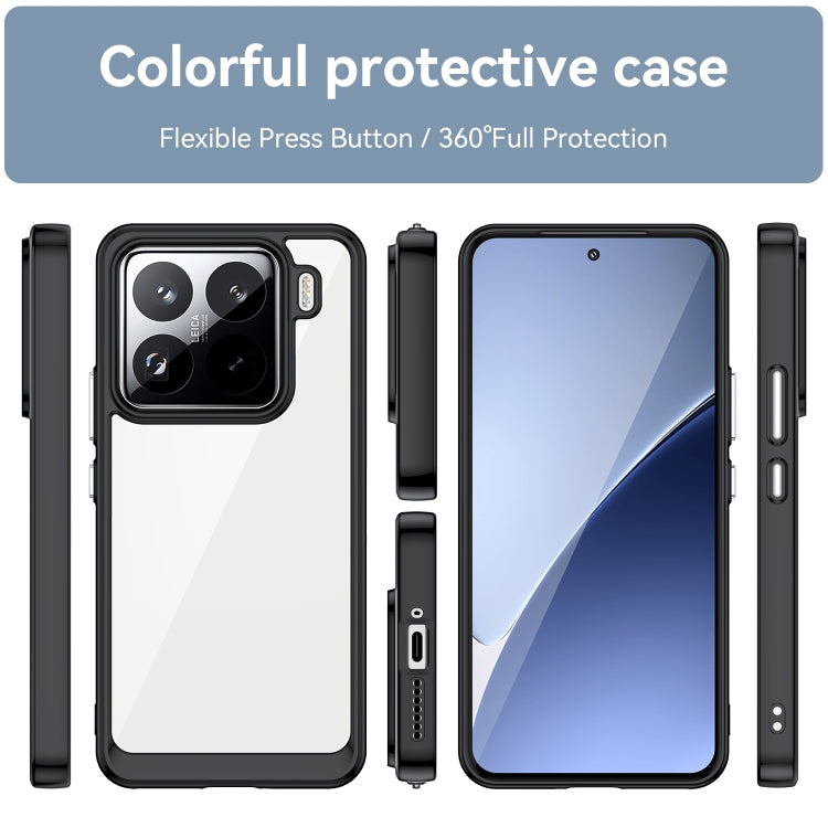 Colorful Series Acrylic Hybrid TPU Phone Case, For Xiaomi 15 Pro, For Xiaomi 15