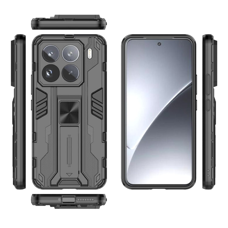 Supersonic PC + TPU Holder Phone Case, For Xiaomi 15 Pro 5G, For Xiaomi 15 5G