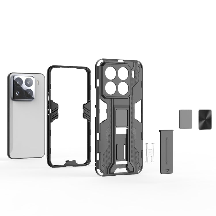 Supersonic PC + TPU Holder Phone Case, For Xiaomi 15 Pro 5G, For Xiaomi 15 5G