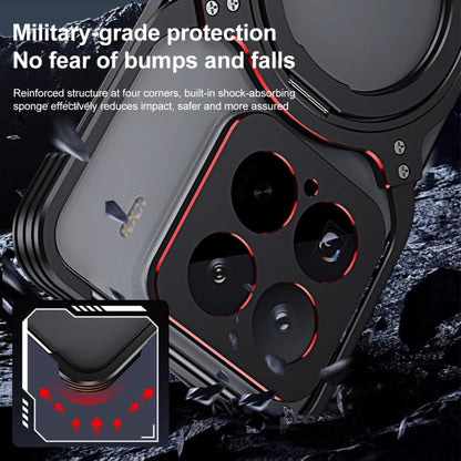 Mechanical Arm Borderless MagSafe Holder Metal Phone Case, For Xiaomi 15 Pro, For Xiaomi 15