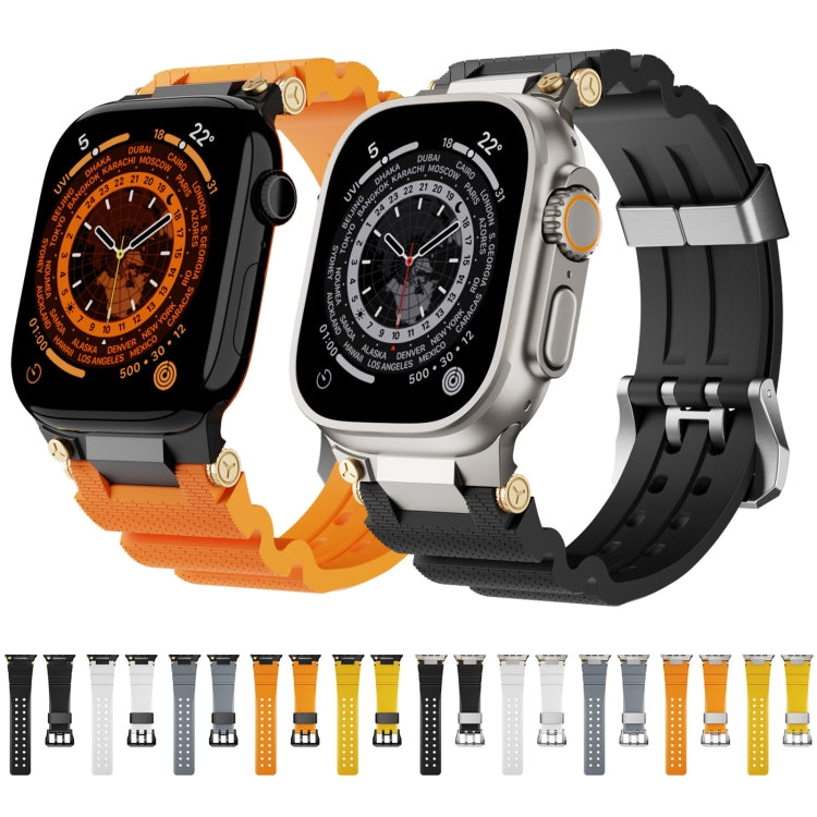 Cool Dual-Row Holes Silicone Watch Band