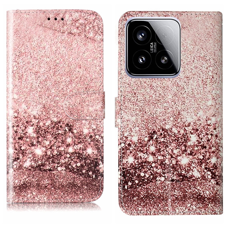 Colored Drawing Marble Pattern Leather Phone Case