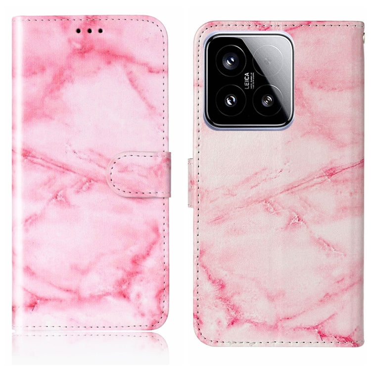 Colored Drawing Marble Pattern Leather Phone Case