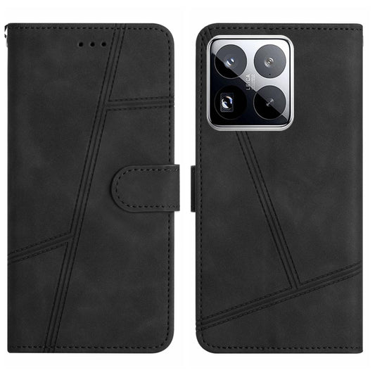 Skin-feel Stitching Leather Phone Case, For Xiaomi 15 Pro, For Xiaomi 15