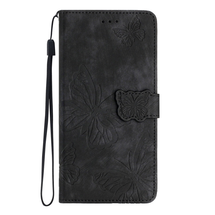 Skin-feel Embossed Butterfly Leather Phone Case, For Xiaomi 15 Pro, For Xiaomi 15