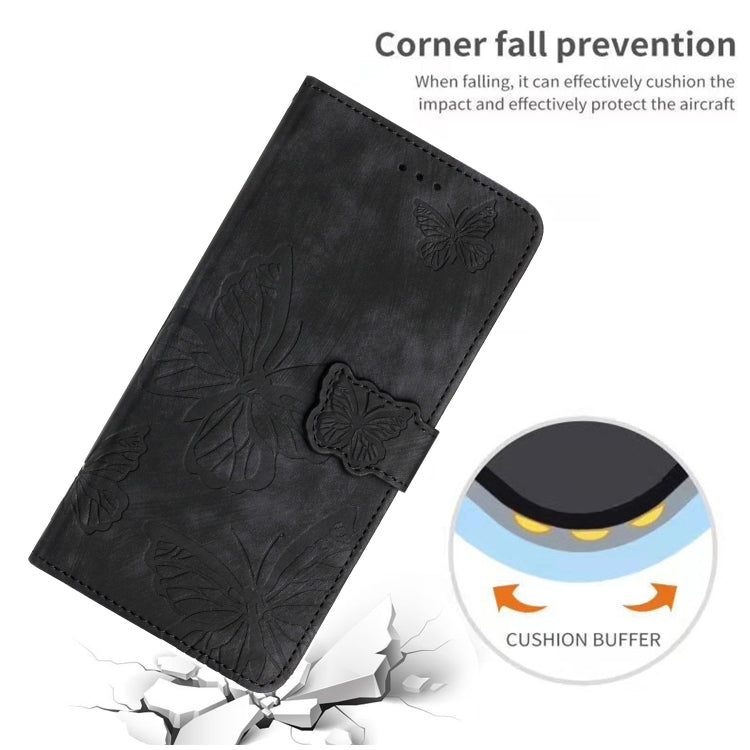 Skin-feel Embossed Butterfly Leather Phone Case, For Xiaomi 15 Pro, For Xiaomi 15