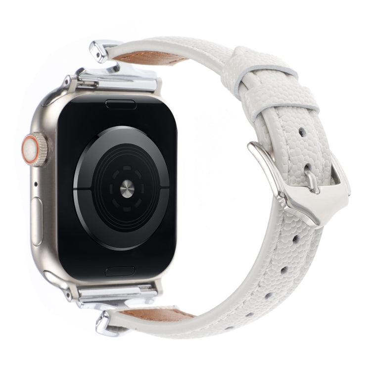 X-shaped Buckle Genuine Leather Watch Band