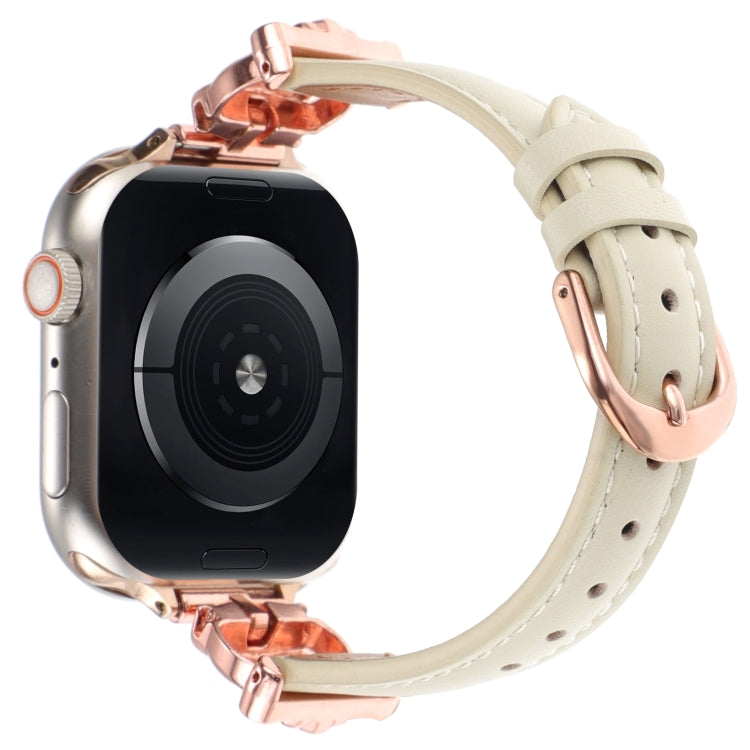 Leopard Head Genuine Leather Watch Band