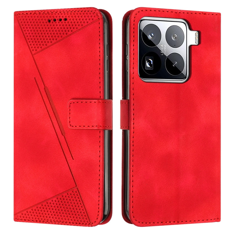 Dream Triangle Leather Phone Case with Lanyard