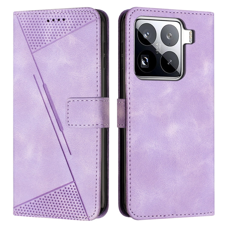 Dream Triangle Leather Phone Case with Lanyard