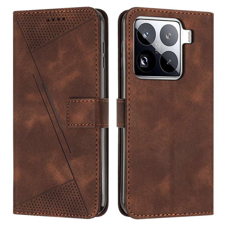 Dream Triangle Leather Phone Case with Lanyard