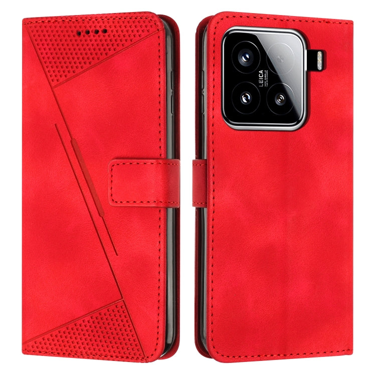 Dream Triangle Leather Phone Case with Lanyard