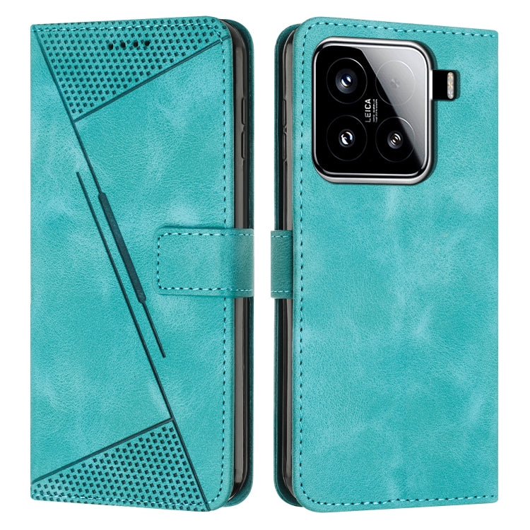 Dream Triangle Leather Phone Case with Lanyard