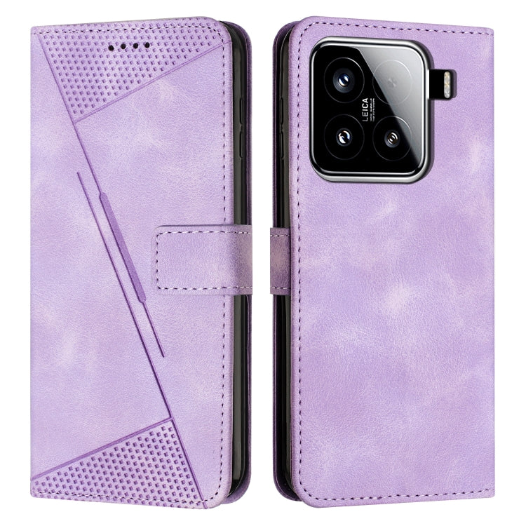 Dream Triangle Leather Phone Case with Lanyard