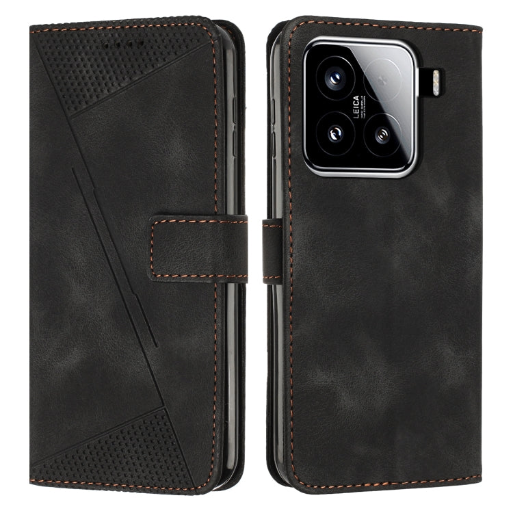 Dream Triangle Leather Phone Case with Lanyard