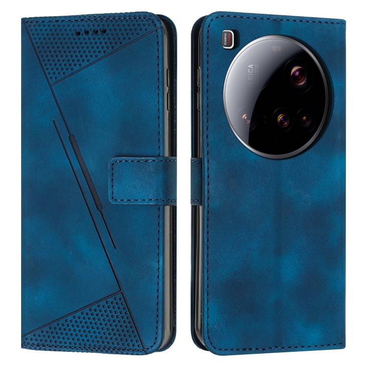 Dream Triangle Leather Phone Case with Lanyard