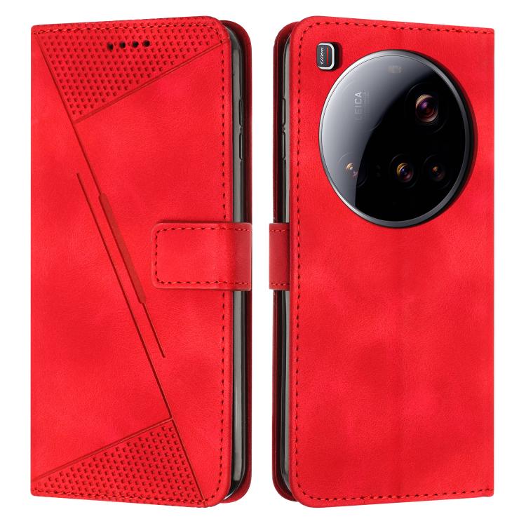 Dream Triangle Leather Phone Case with Lanyard