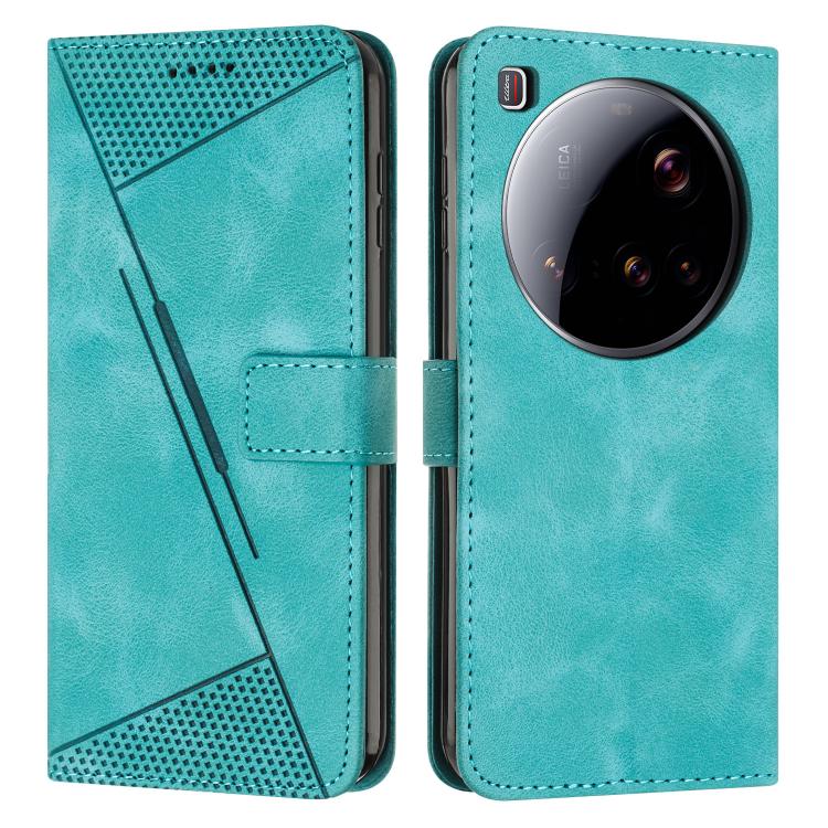 Dream Triangle Leather Phone Case with Lanyard