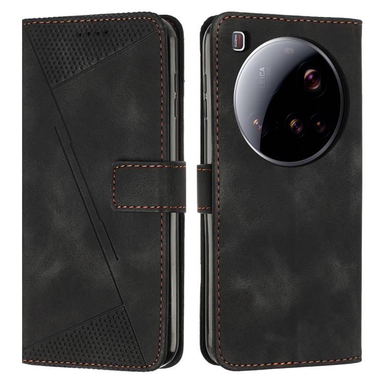 Dream Triangle Leather Phone Case with Lanyard