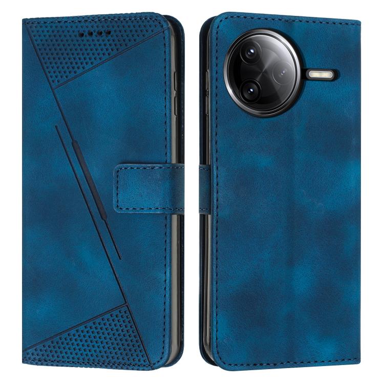 Dream Triangle Leather Phone Case with Lanyard