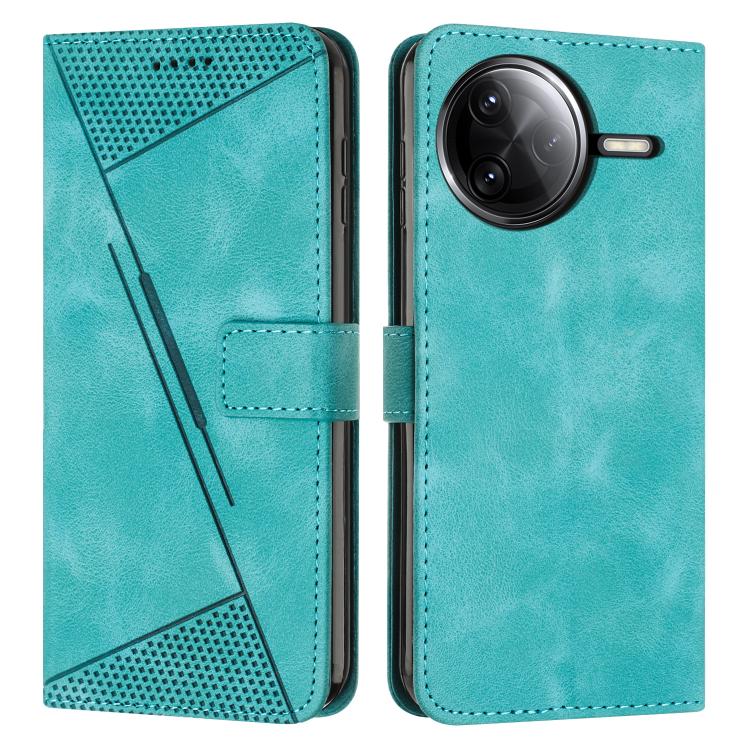 Dream Triangle Leather Phone Case with Lanyard