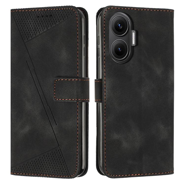 Dream Triangle Leather Phone Case with Lanyard