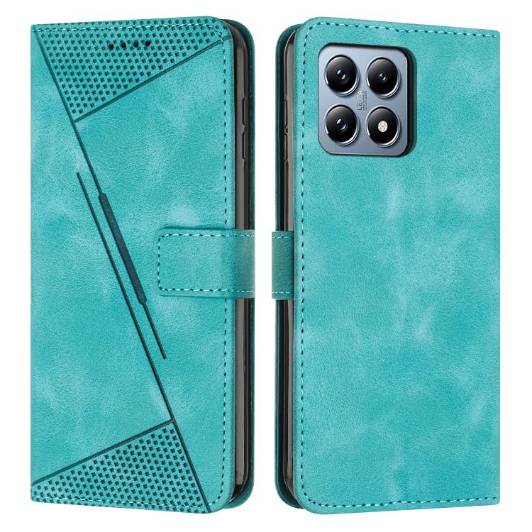 Dream Triangle Leather Phone Case with Lanyard