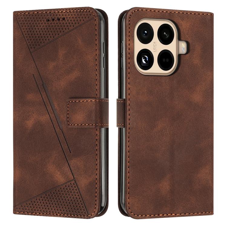 Dream Triangle Leather Phone Case with Lanyard