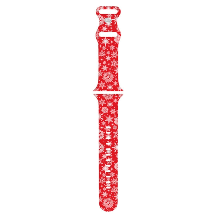 Christmas Pattern Silicone Watch Band