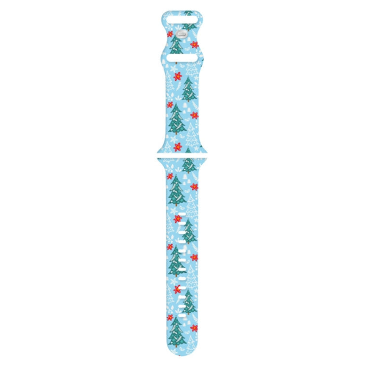 Christmas Pattern Silicone Watch Band