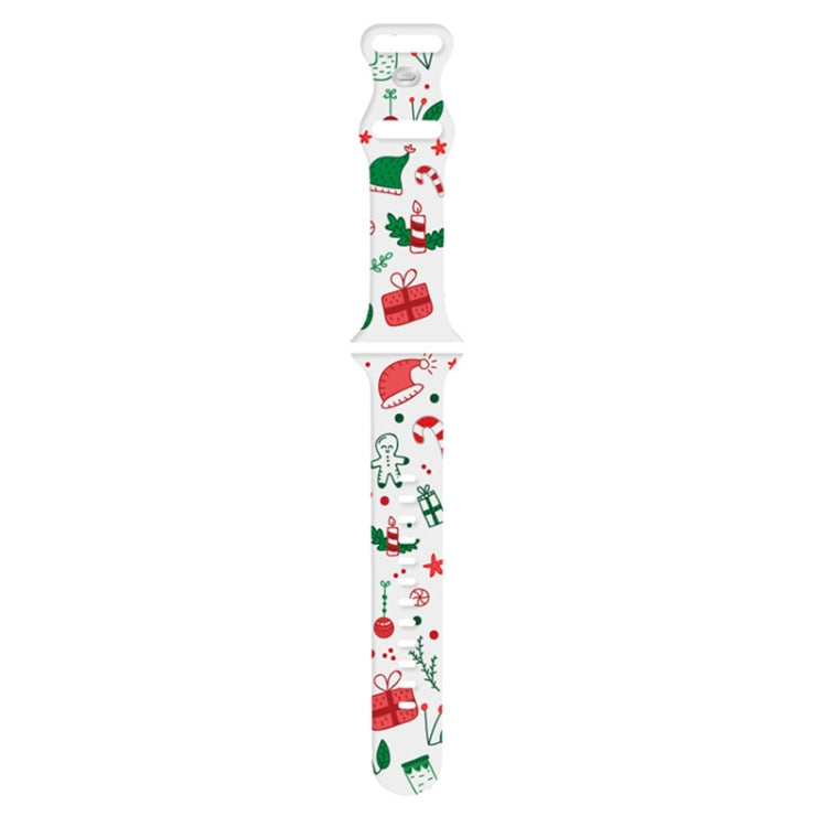 Christmas Pattern Silicone Watch Band