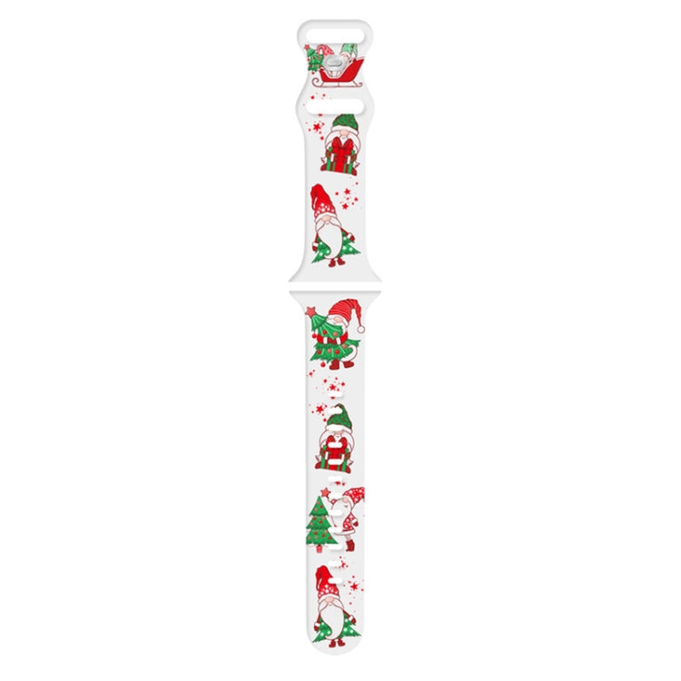Christmas Pattern Silicone Watch Band