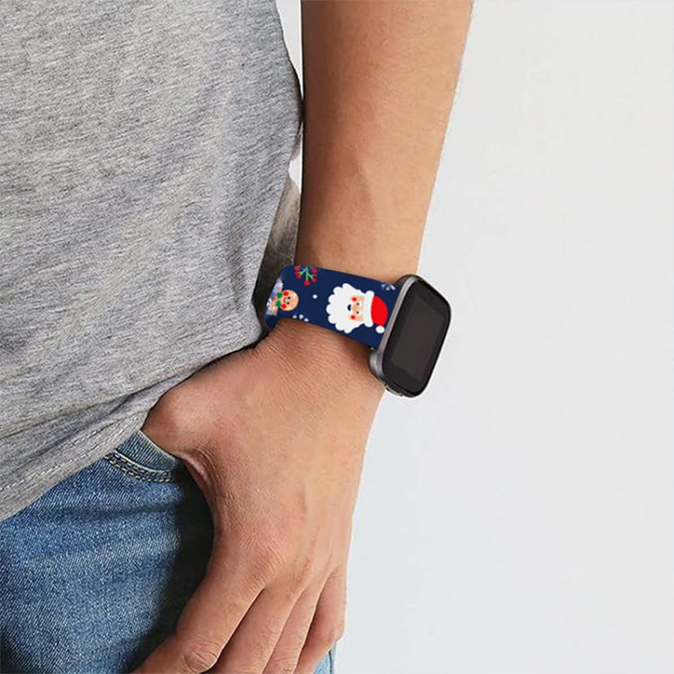 Christmas Pattern Silicone Watch Band