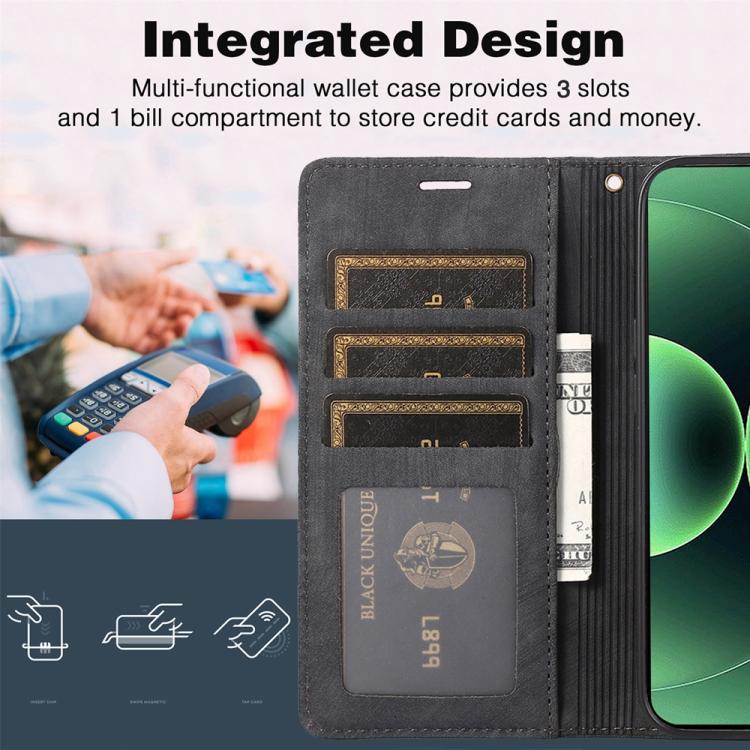 Orchid Butterfly Embossed Leather Phone Case, For Xiaomi 17 Pro Max, For Xiaomi 17 Pro, For Xiaomi 17, For Xiaomi 15T Pro 5G