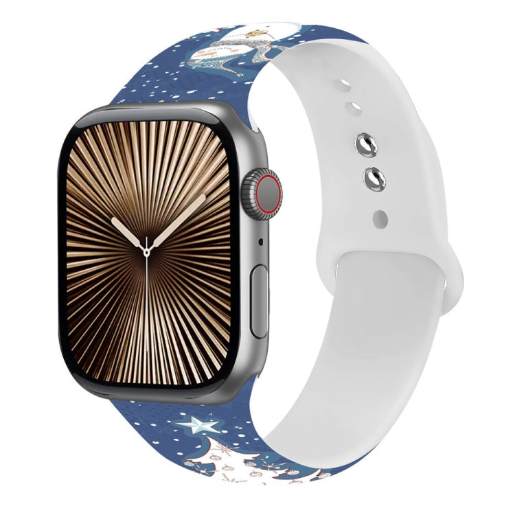 Christmas Pattern Silicone Watch Band