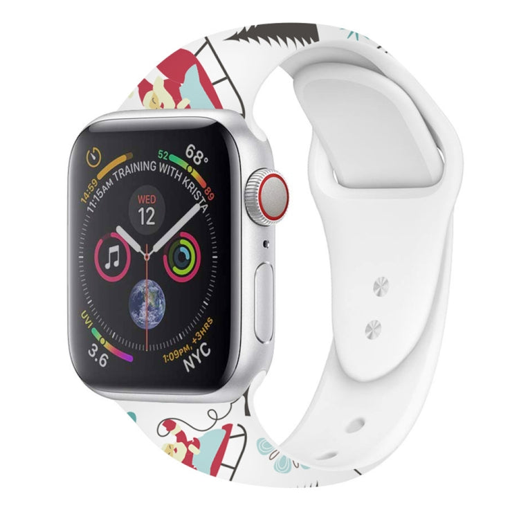 Christmas Pattern Silicone Watch Band