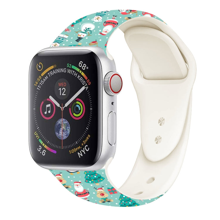 Christmas Pattern Silicone Watch Band