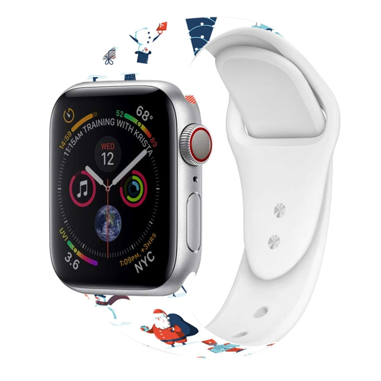 Christmas Pattern Silicone Watch Band