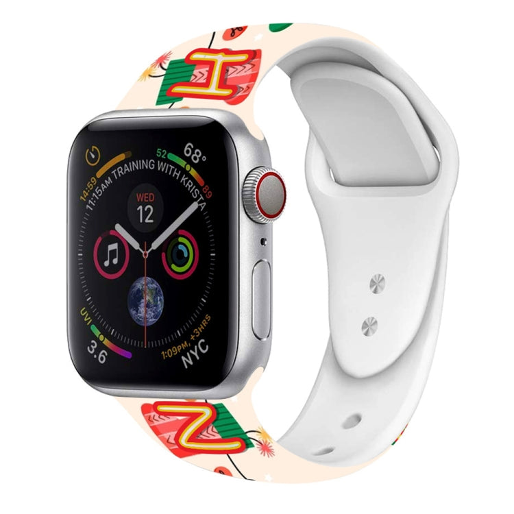 Christmas Pattern Silicone Watch Band