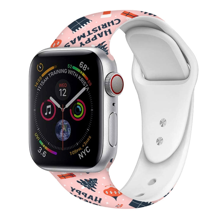 Christmas Pattern Silicone Watch Band