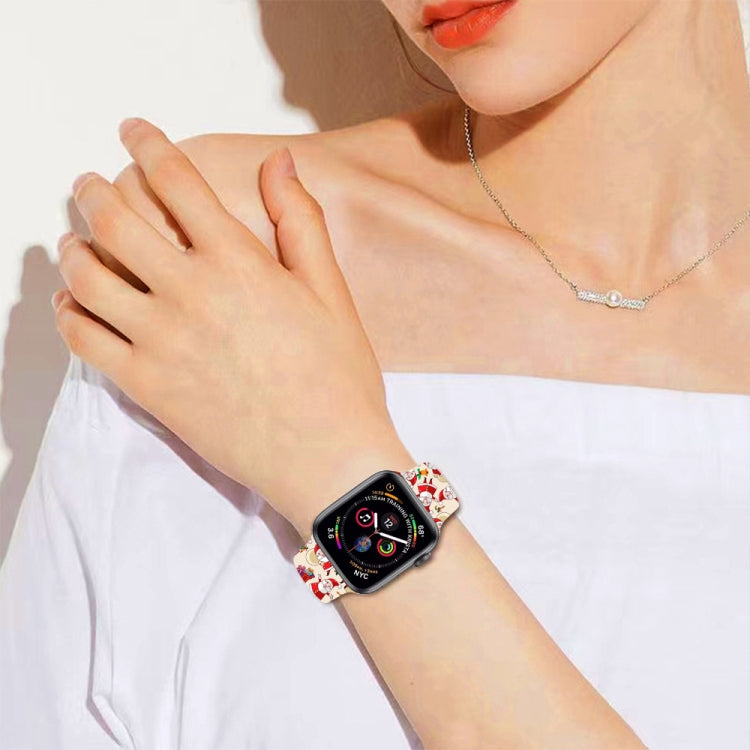 Christmas Pattern Silicone Watch Band