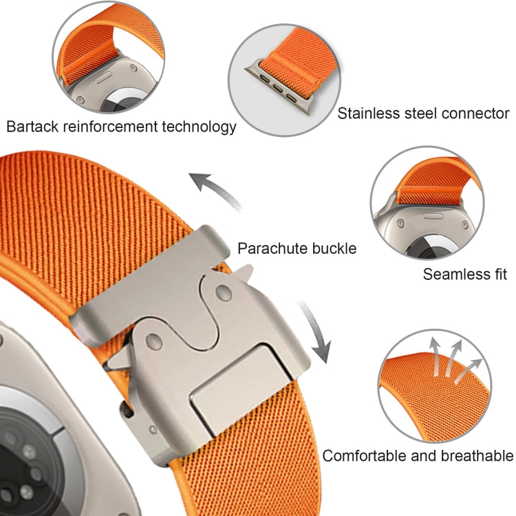 Parachute Buckle Elastic Nylon Watch Band