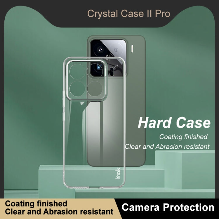 imak Wing II Wear-resistant Crystal Protective Case, For Xiaomi 15 Pro, For Xiaomi 15, For Xiaomi 14T Pro 5G, For Xiaomi 14T 5G