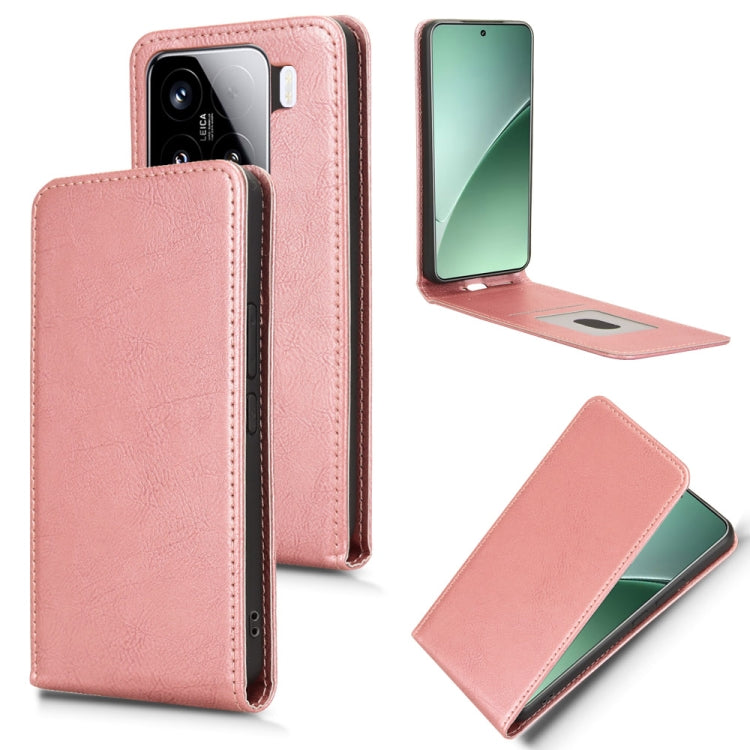 Magnetic Vertical Flip Leather Phone Case, For Xiaomi X7 Pro 5G / Redmi Turbo 4, For Xiaomi Poco M7 Pro 5G / Redmi Note 14 5G, For Xiaomi 15 Pro, For Xiaomi 15, For Xiaomi 14T Pro, For Xiaomi 14T, For Xiaomi Poco F6 Pro / Redmi K70 / K70 Pro