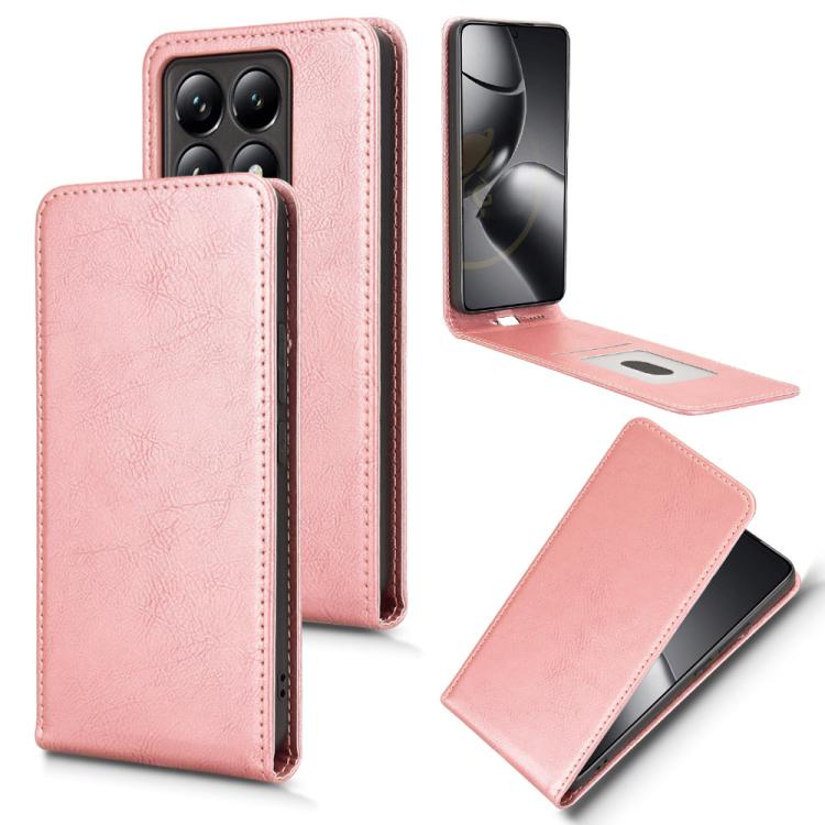 Magnetic Vertical Flip Leather Phone Case, For Xiaomi X7 Pro 5G / Redmi Turbo 4, For Xiaomi Poco M7 Pro 5G / Redmi Note 14 5G, For Xiaomi 15 Pro, For Xiaomi 15, For Xiaomi 14T Pro, For Xiaomi 14T, For Xiaomi Poco F6 Pro / Redmi K70 / K70 Pro