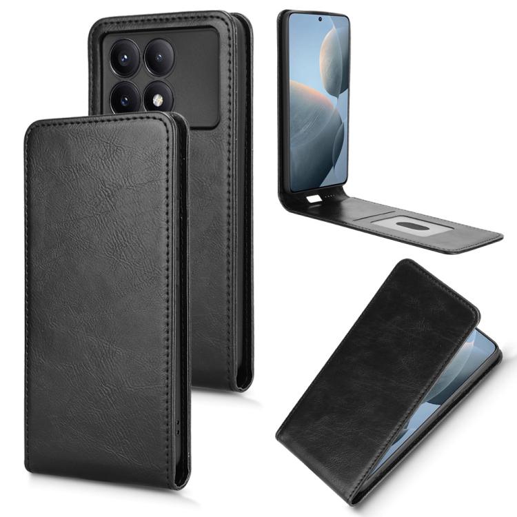 Magnetic Vertical Flip Leather Phone Case, For Xiaomi X7 Pro 5G / Redmi Turbo 4, For Xiaomi Poco M7 Pro 5G / Redmi Note 14 5G, For Xiaomi 15 Pro, For Xiaomi 15, For Xiaomi 14T Pro, For Xiaomi 14T, For Xiaomi Poco F6 Pro / Redmi K70 / K70 Pro