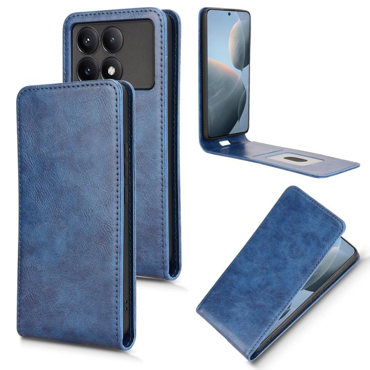 Magnetic Vertical Flip Leather Phone Case, For Xiaomi X7 Pro 5G / Redmi Turbo 4, For Xiaomi Poco M7 Pro 5G / Redmi Note 14 5G, For Xiaomi 15 Pro, For Xiaomi 15, For Xiaomi 14T Pro, For Xiaomi 14T, For Xiaomi Poco F6 Pro / Redmi K70 / K70 Pro