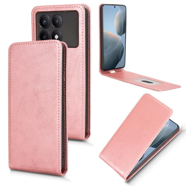 Magnetic Vertical Flip Leather Phone Case